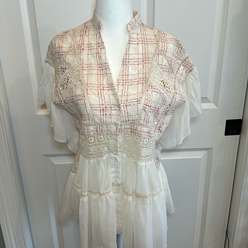 Anthropologie Akemi + Kin Button Down Blouse